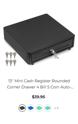 Volcora Mini Cash Register Drawer